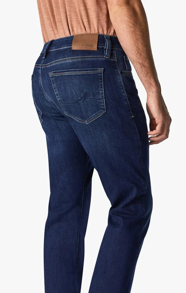 34 Heritage Courage Straight Leg Jeans In Deep Tencel