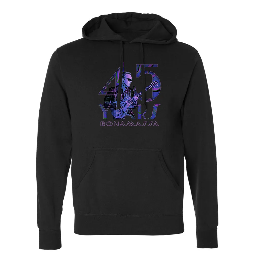 45 Years of Blues Pullover Hoodie (Unisex) - Purple Logo