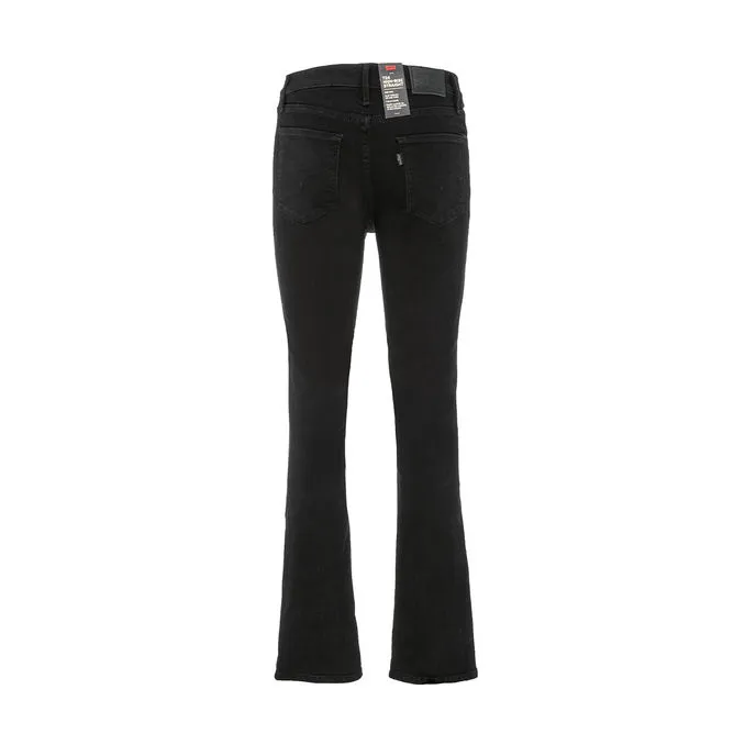 724 HIGH RISE STRAIGHT JEANS Woman Night Black