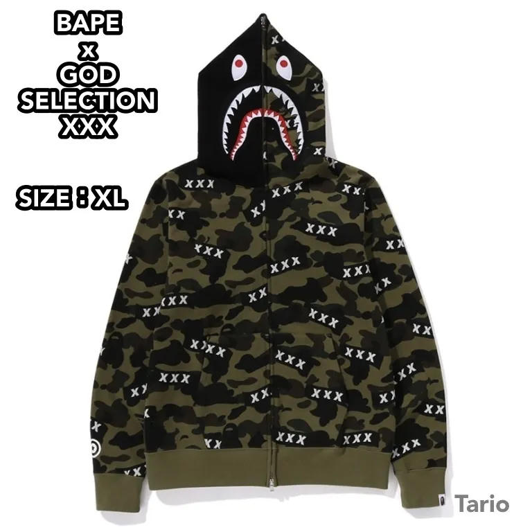 A BATHING APE  |Camouflage Street Style Long Sleeves Cotton Logo