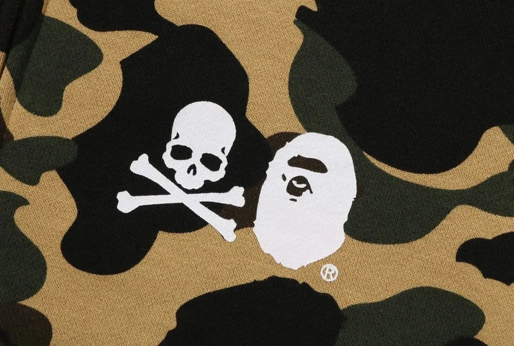 A BATHING APE  |Skull Camouflage Unisex Street Style Collaboration