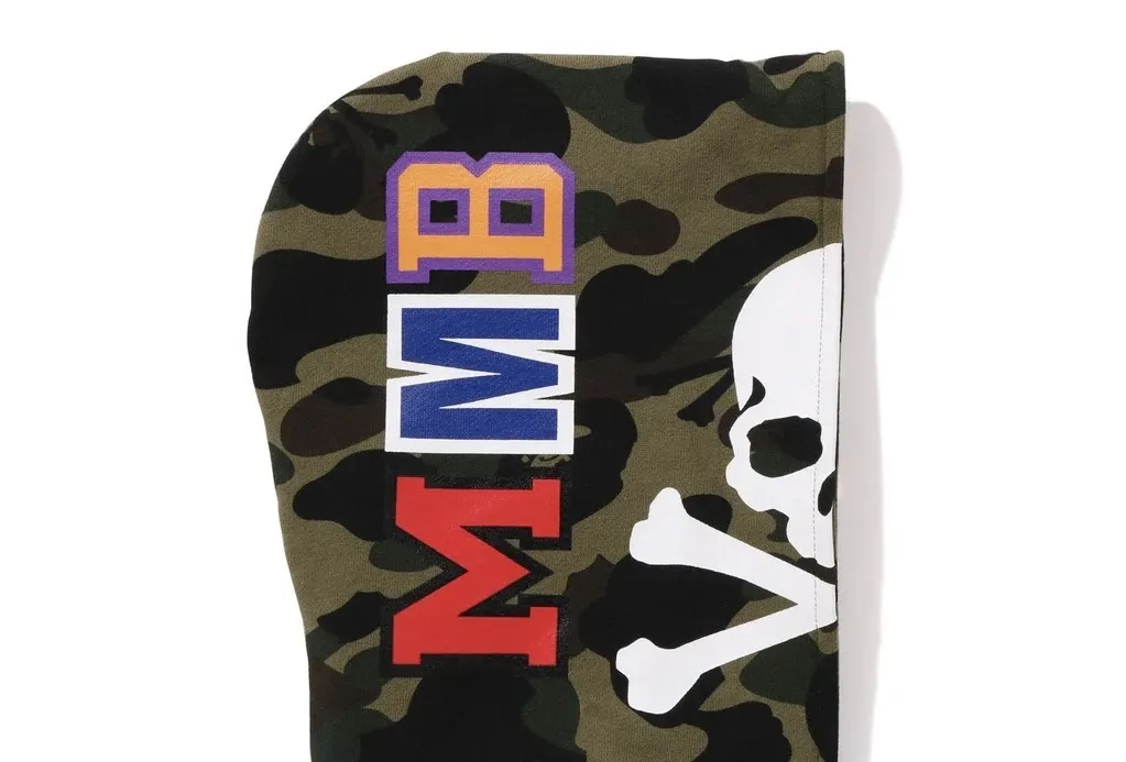 A BATHING APE  |Skull Camouflage Unisex Street Style Collaboration