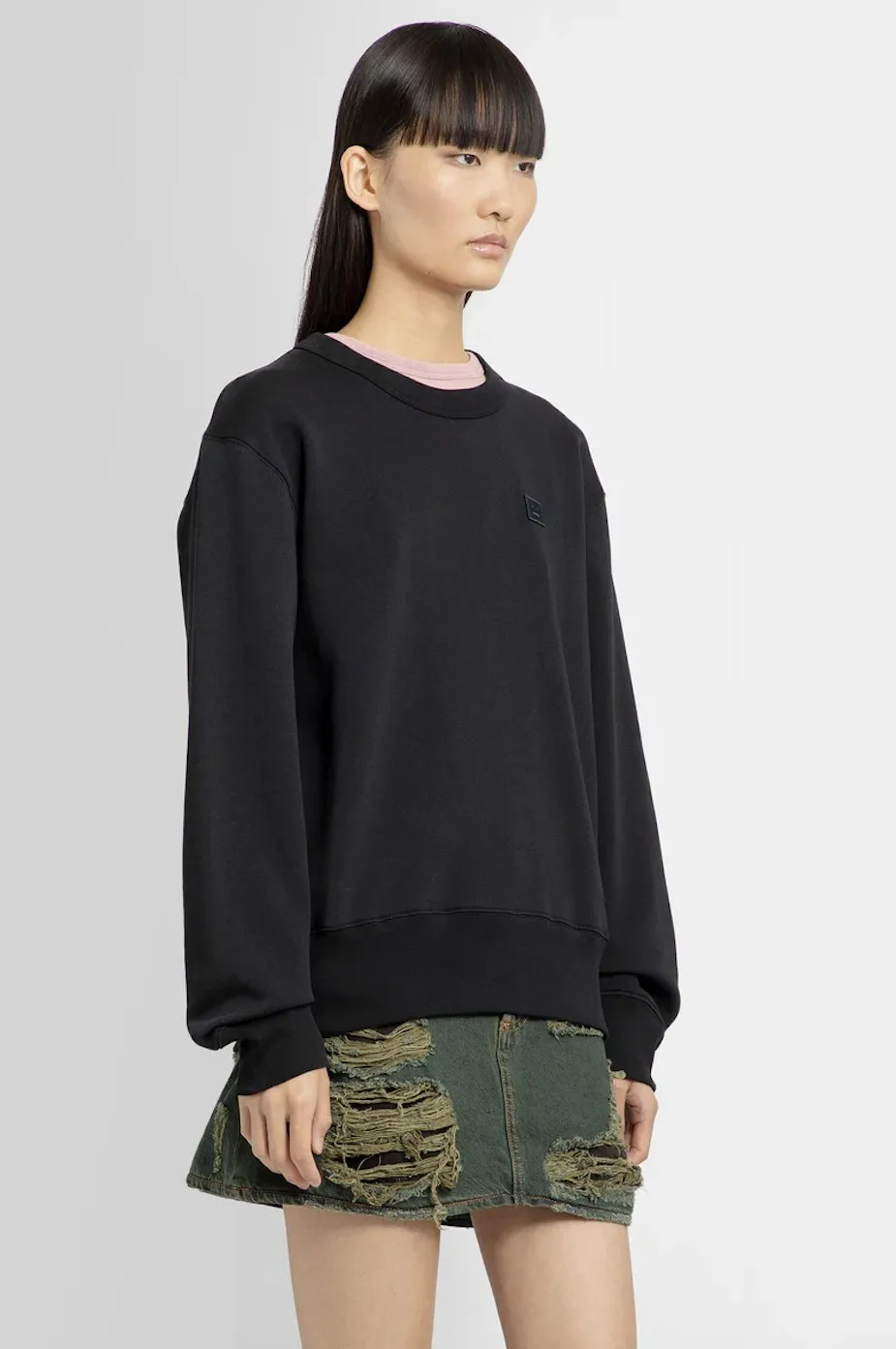 Acne Studios  |Crew Neck Unisex Street Style Long Sleeves Plain Cotton