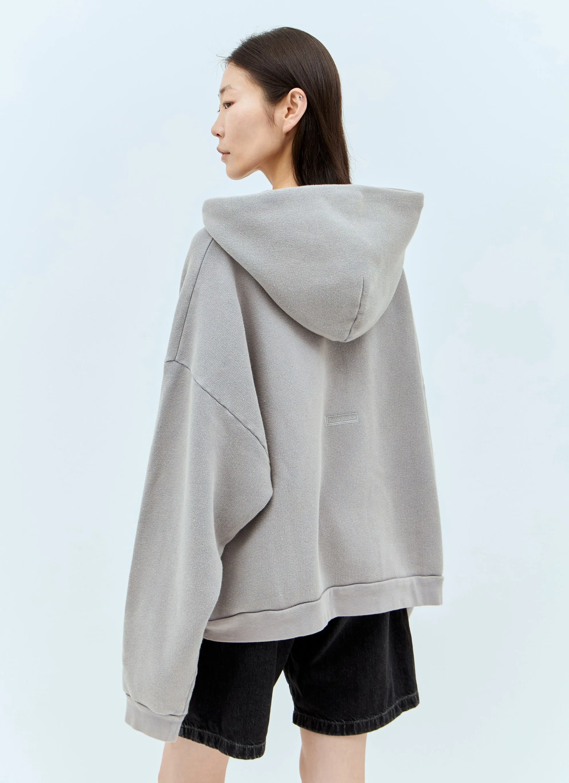 Acne Studios  |Unisex Street Style Long Sleeves Plain Cotton Oversized Logo