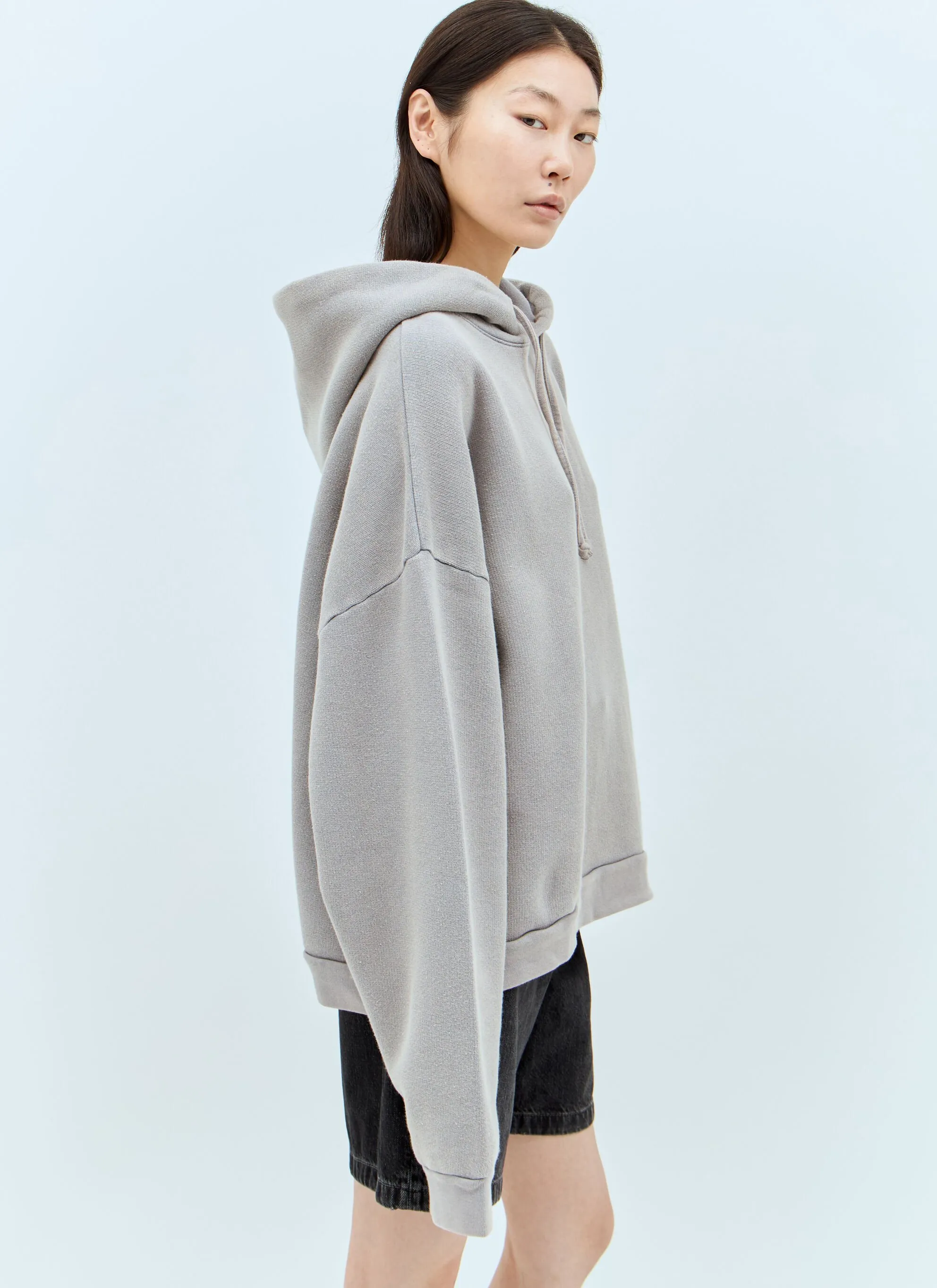 Acne Studios  |Unisex Street Style Long Sleeves Plain Cotton Oversized Logo