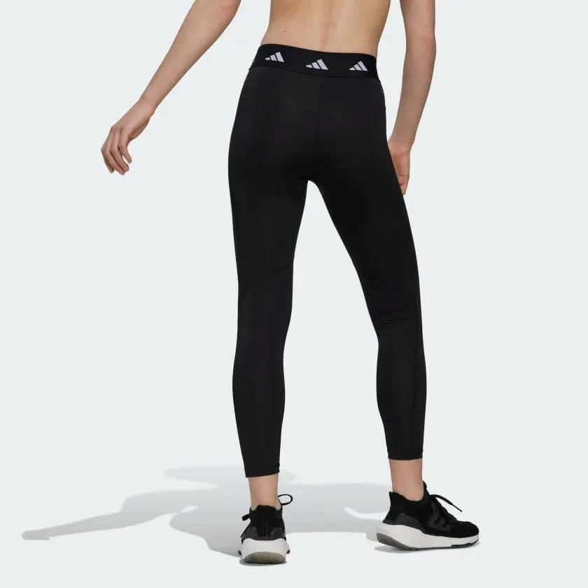 ADIDAS WOMEN'S TECHFIT 7/8 BLACK TIGHTS