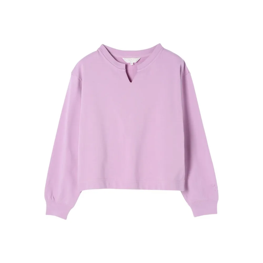 Agnes b  |Street Style Long Sleeves Plain Cotton Oversized Shirts Logo