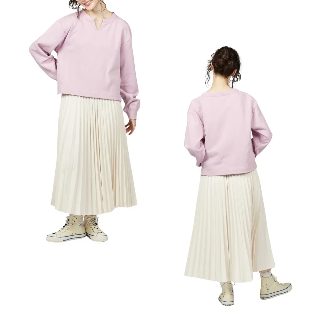 Agnes b  |Street Style Long Sleeves Plain Cotton Oversized Shirts Logo