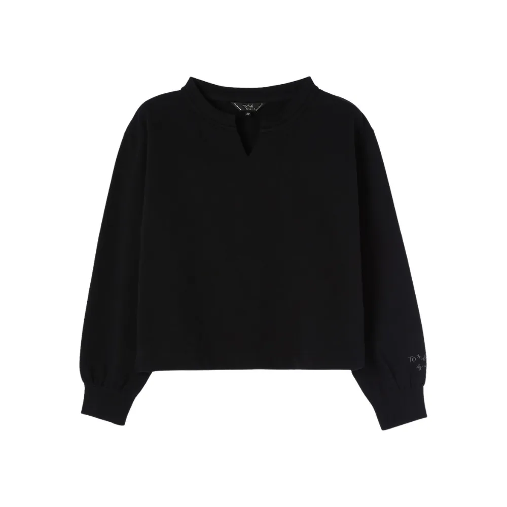 Agnes b  |Street Style Long Sleeves Plain Cotton Oversized Shirts Logo