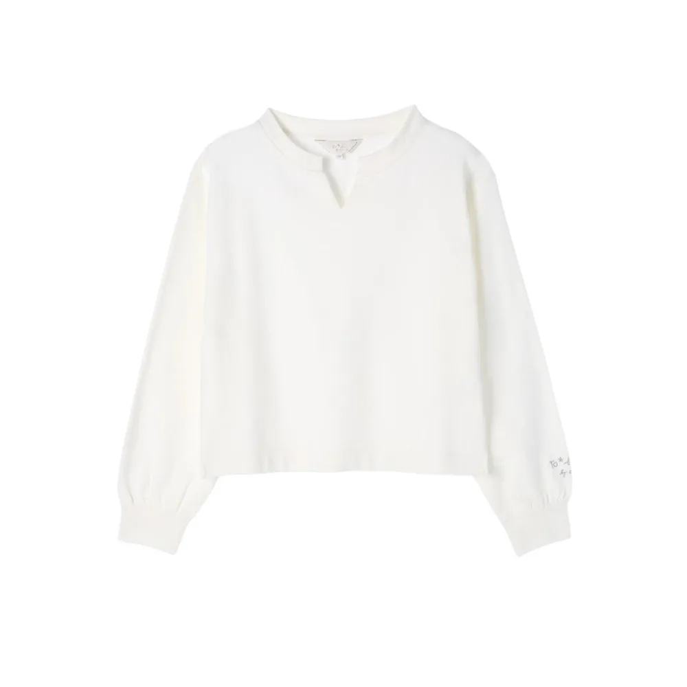 Agnes b  |Street Style Long Sleeves Plain Cotton Oversized Shirts Logo