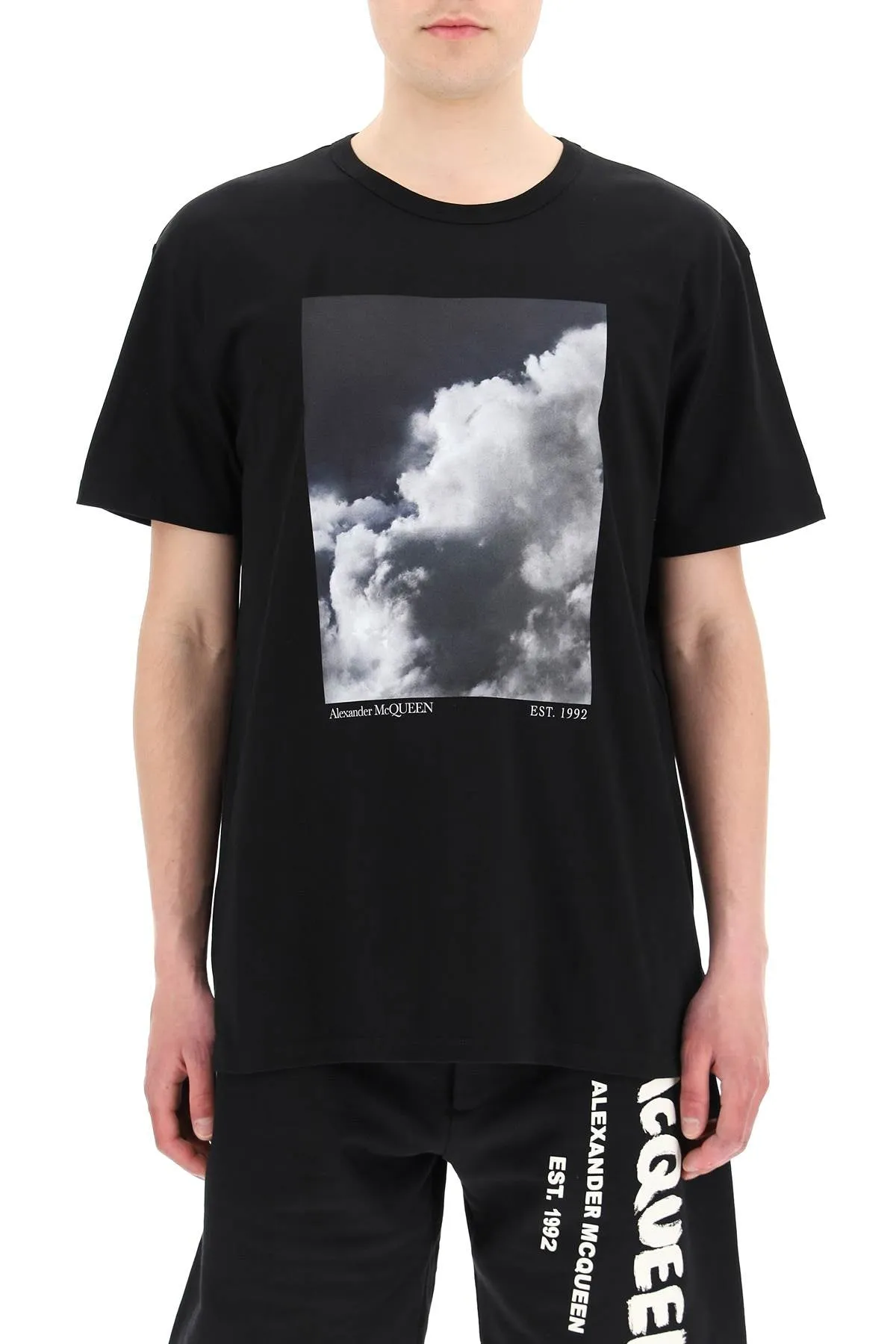 Alexander McQueen Degrade Sky Crewneck T-Shirt