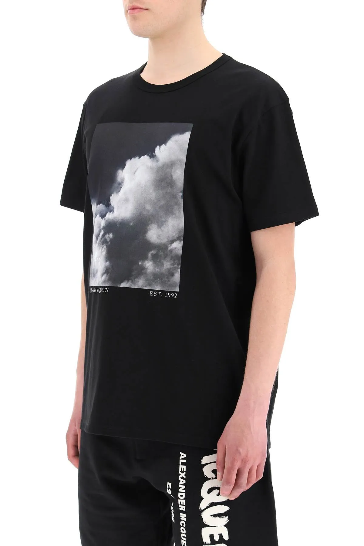 Alexander McQueen Degrade Sky Crewneck T-Shirt