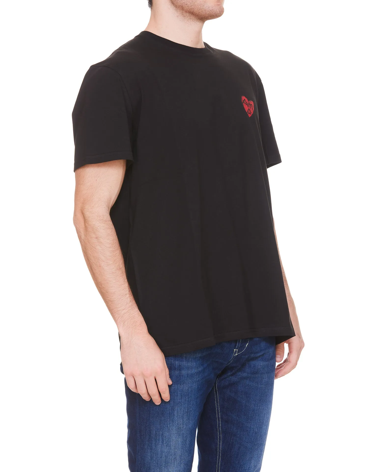 Alexander McQueen Logo Patch Crewneck T-Shirt