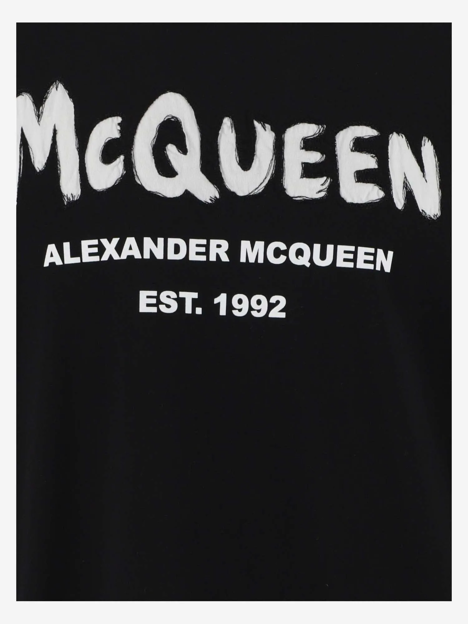 Alexander McQueen Logo Printed Oversized T-Shirt