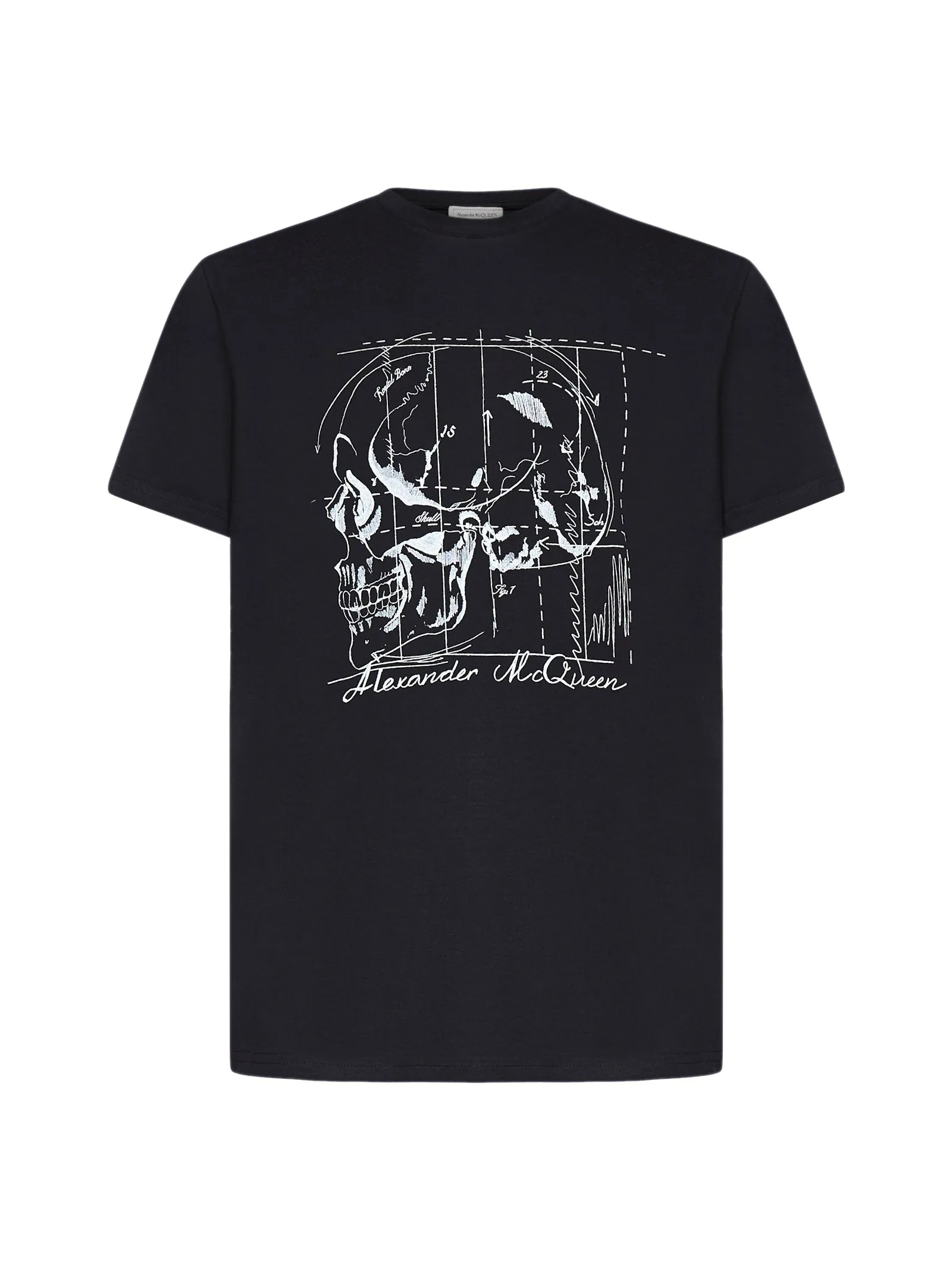 Alexander McQueen Skull Diagram T-Shirt