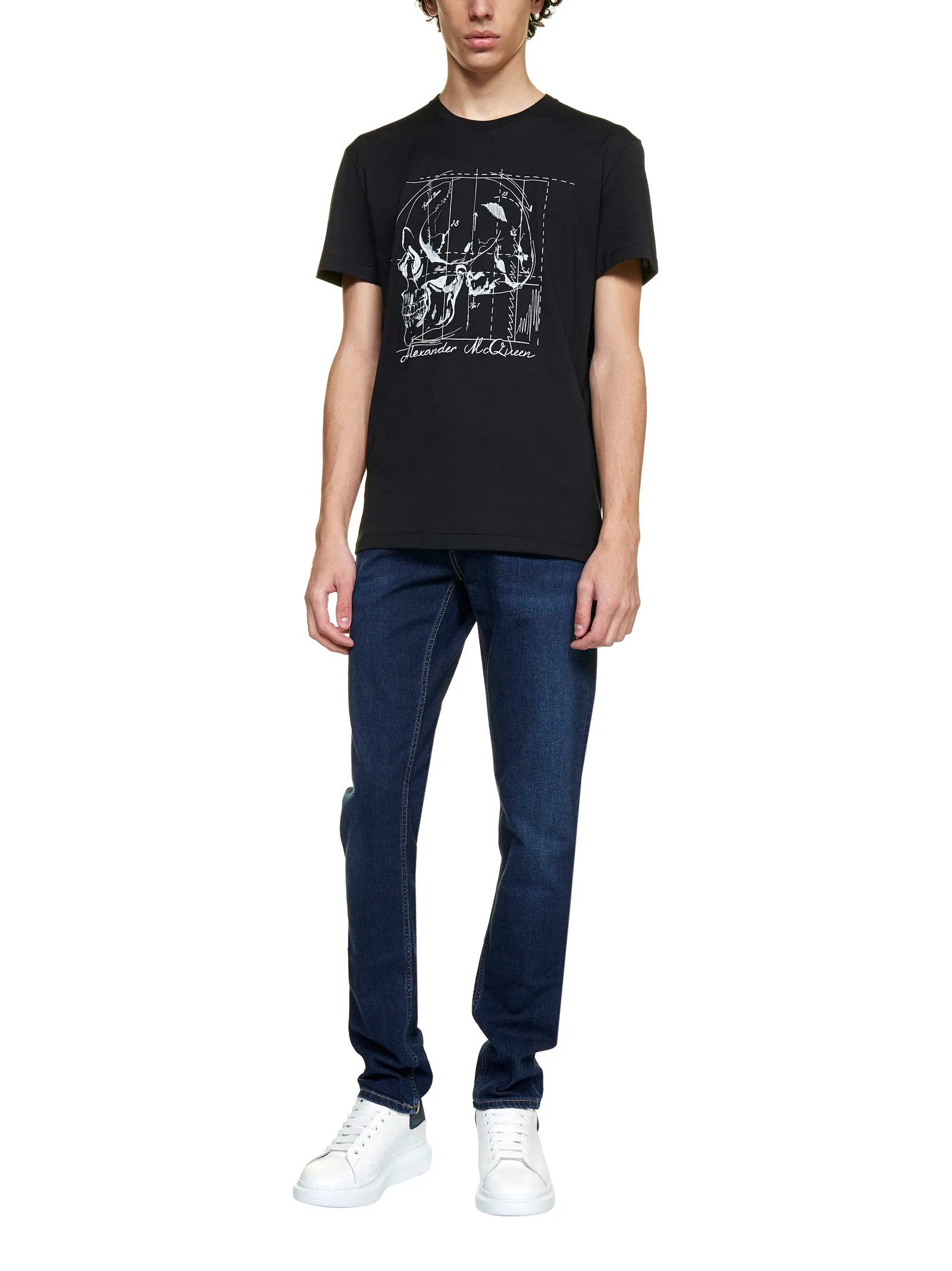 Alexander McQueen Skull Diagram T-Shirt