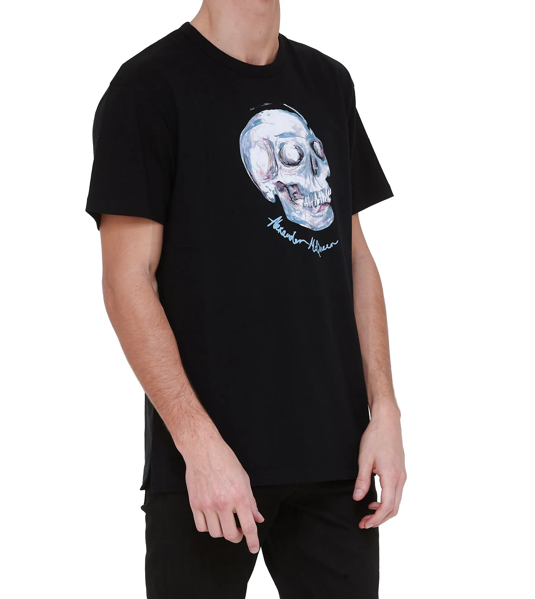 Alexander McQueen Skull Printed Crewneck T-Shirt