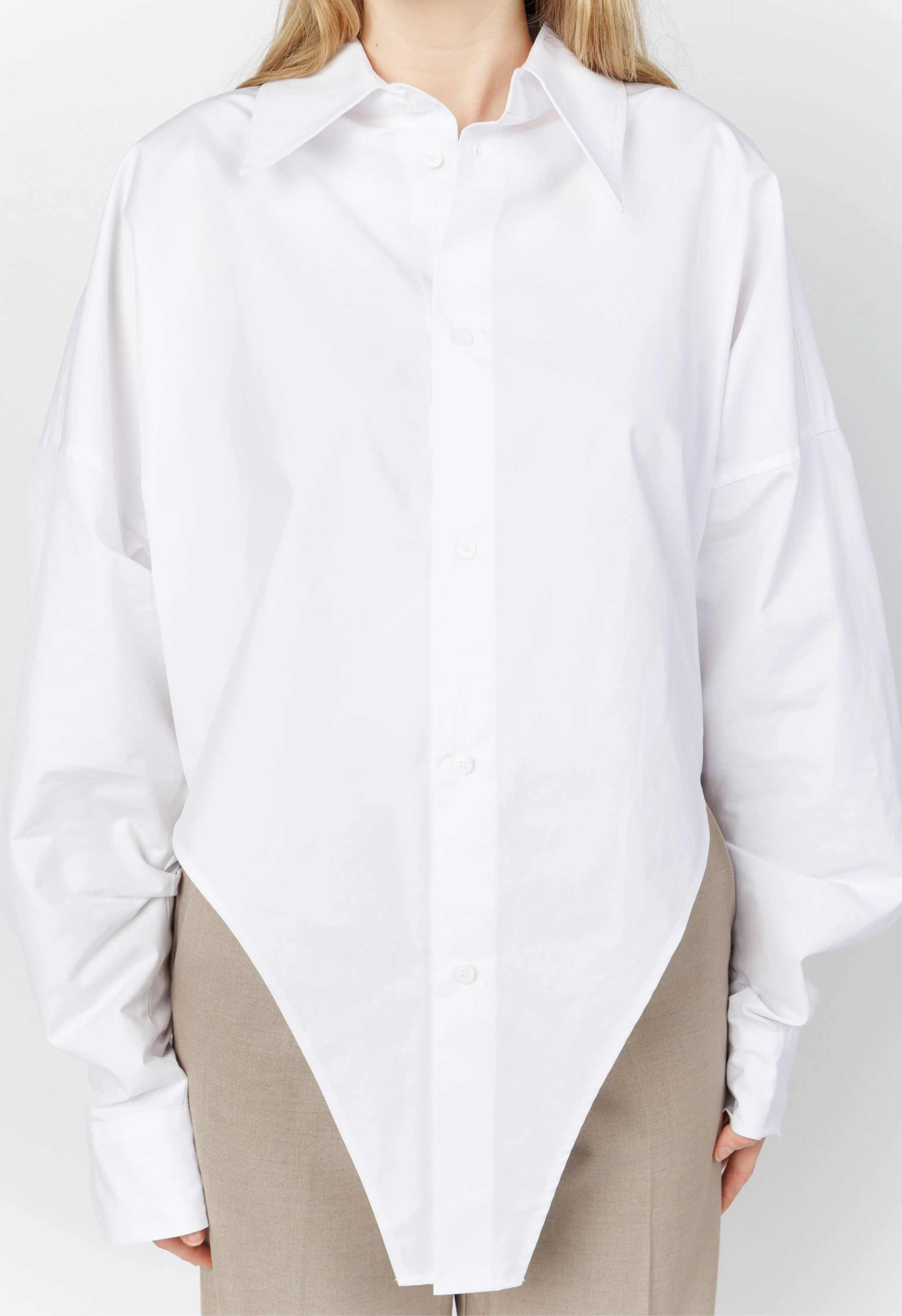 Andi Button Down in White