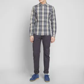 A.P.C. Button Down Checked ShirtBeige