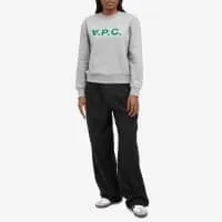 A.P.C.  |Crew Neck Unisex Street Style Long Sleeves Plain Cotton