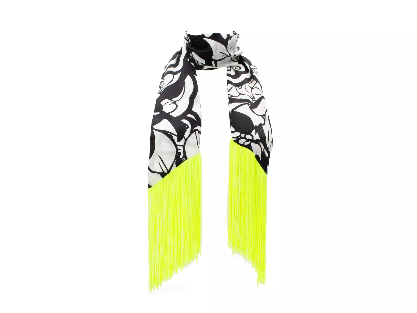 Apparel Kits Floral Skinny Scarf Skinny fringe scarf