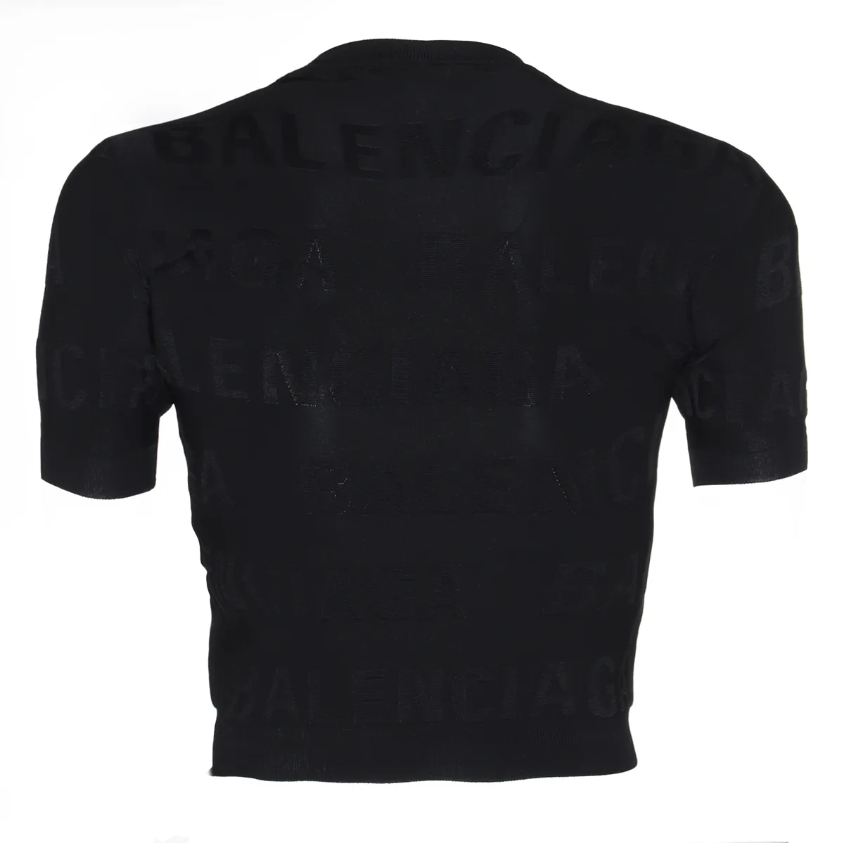 BALENCIAGA  |Crew Neck Blended Fabrics Street Style Plain Short Sleeves