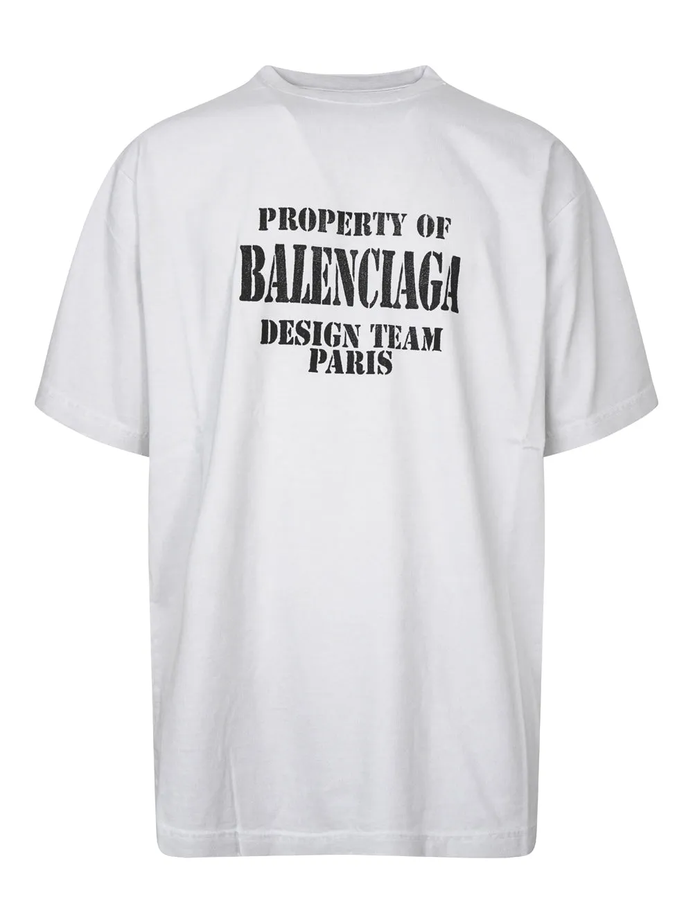 Balenciaga Logo Printed Crewneck T-Shirt