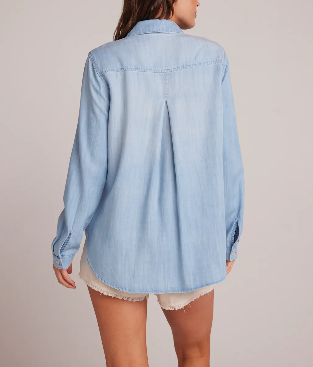 BELLA DAHL POCKET BUTTON DOWN