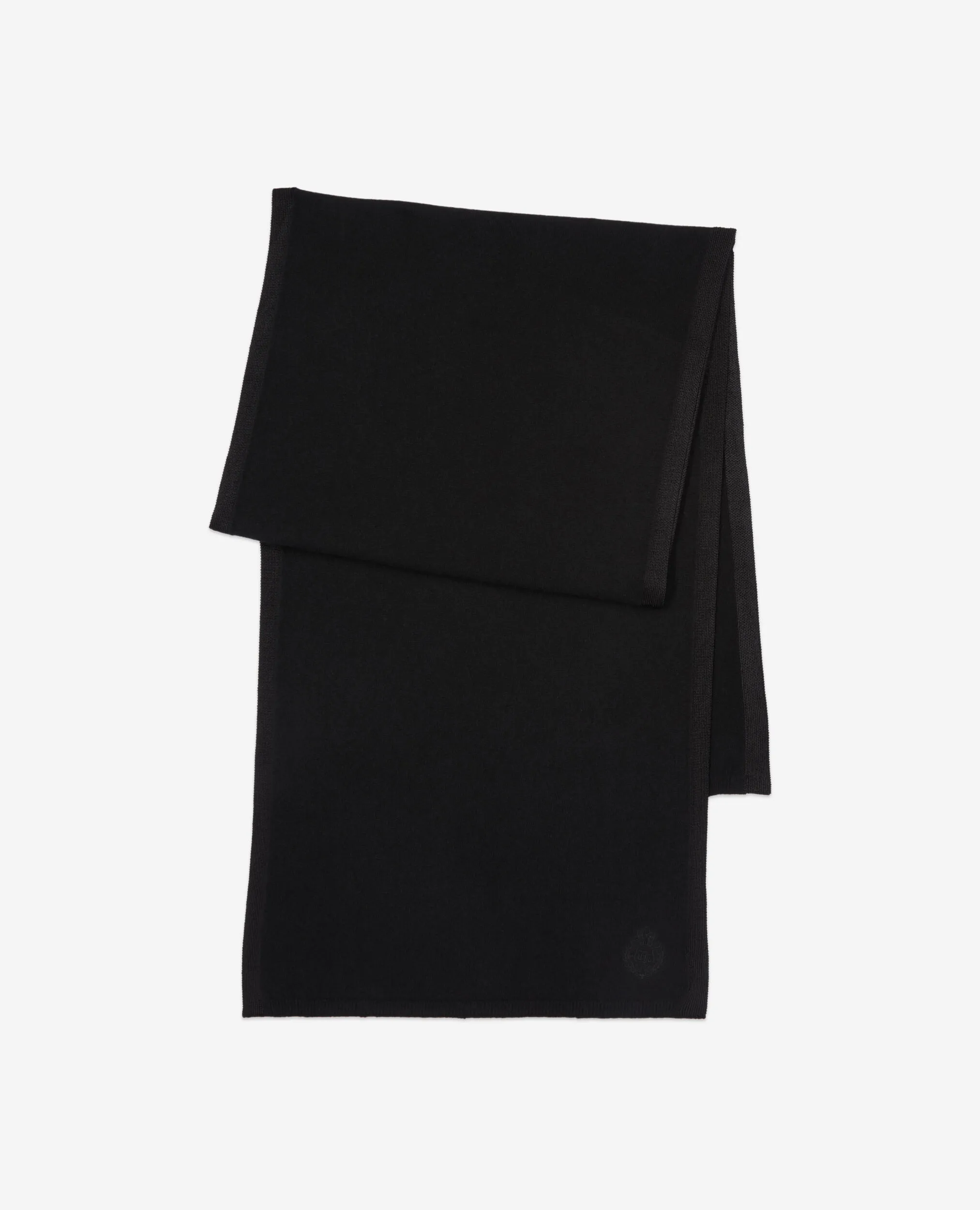 Black cashmere scarf