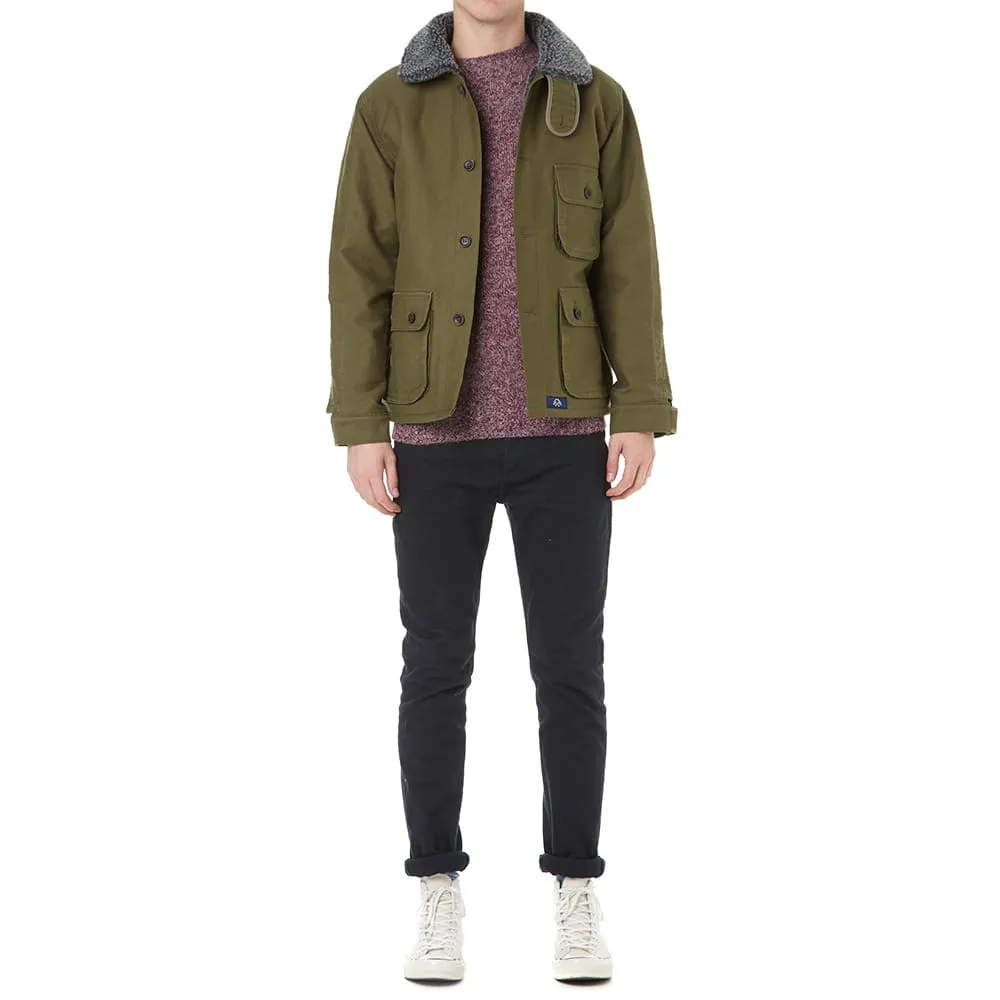 Bleu de Paname Snow Top Double Counter JacketKhaki