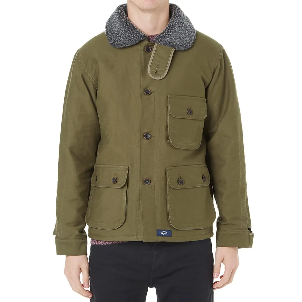 Bleu de Paname Snow Top Double Counter JacketKhaki