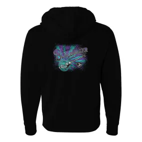 Blues Maker Purple Zip-Up Hoodie (Unisex)