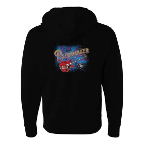 Blues Maker Red Zip-Up Hoodie (Unisex)