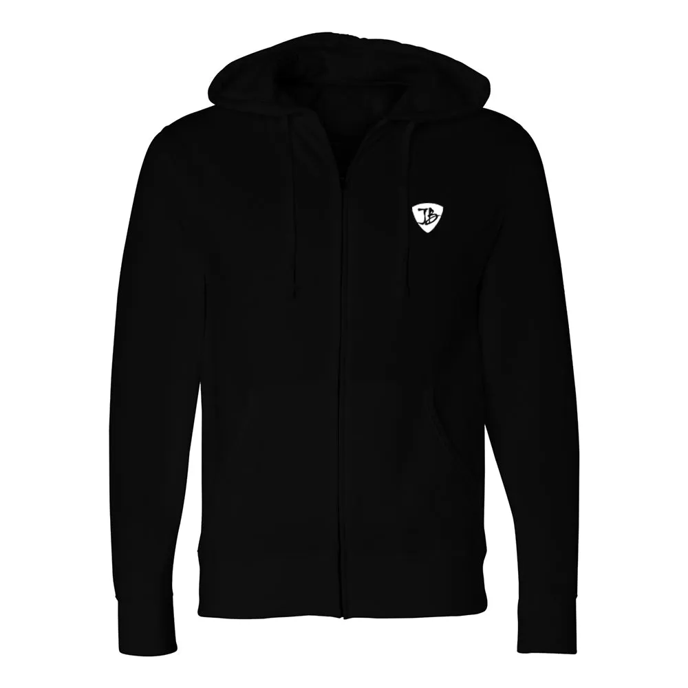 Blues on Fire Zip-Up Hoodie (Unisex)