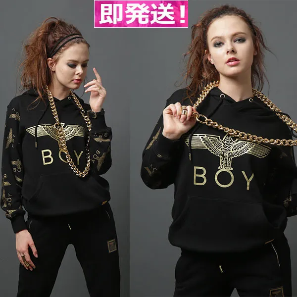 BOY LONDON  |Unisex Street Style Long Sleeves Plain Other Animal Patterns