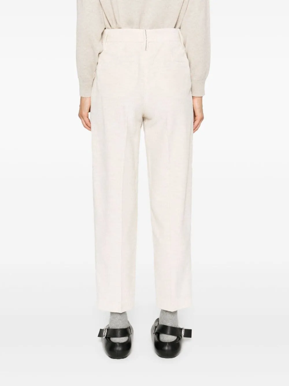 BRUNELLO CUCINELLI Elegant Monili Bead Embellished Trousers