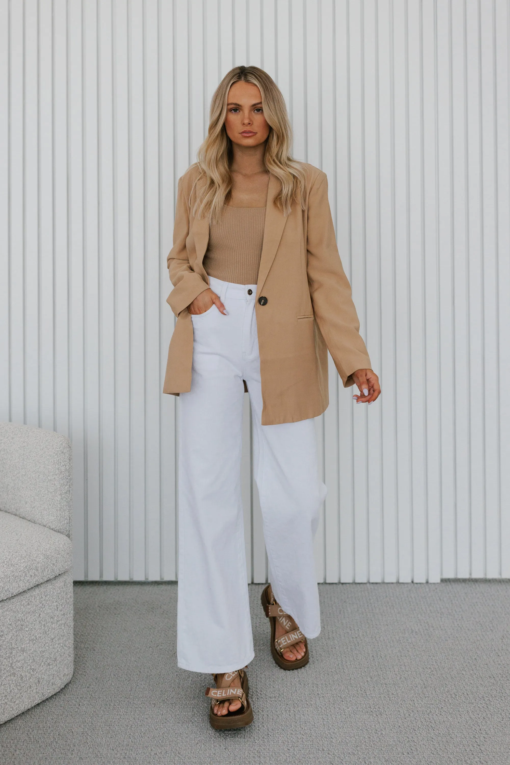 Brynn Blazer - Camel