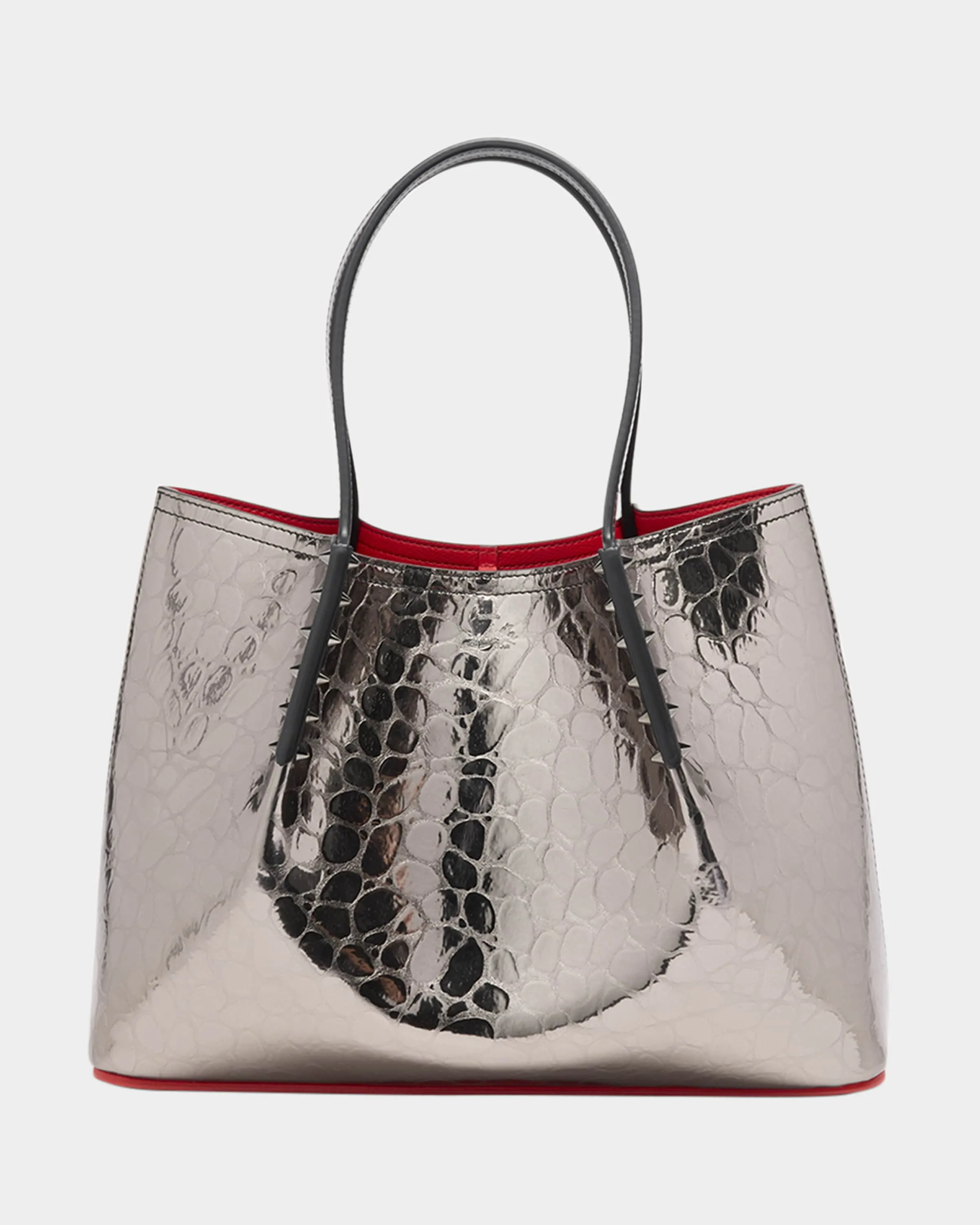 Cabarock Small Crocodile Embossed Leather Tote Bag