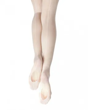 Capezio Child Classic Mesh Transition Tights with Seam - 19C