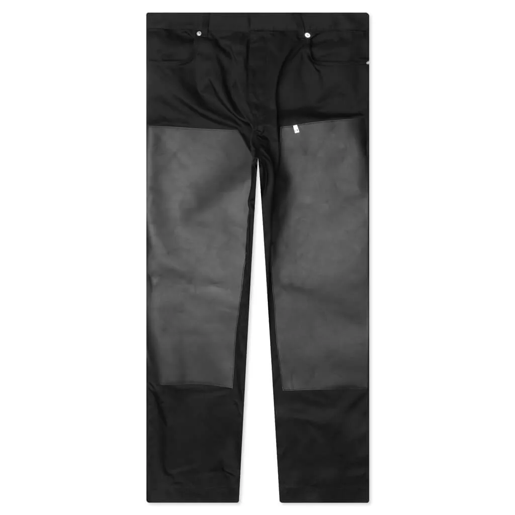 Cargo Pant Leather - Black