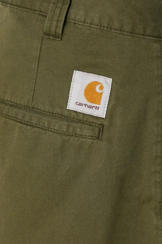 Carhartt WIP cotton trousers Merrick Pant green color I033759.66606