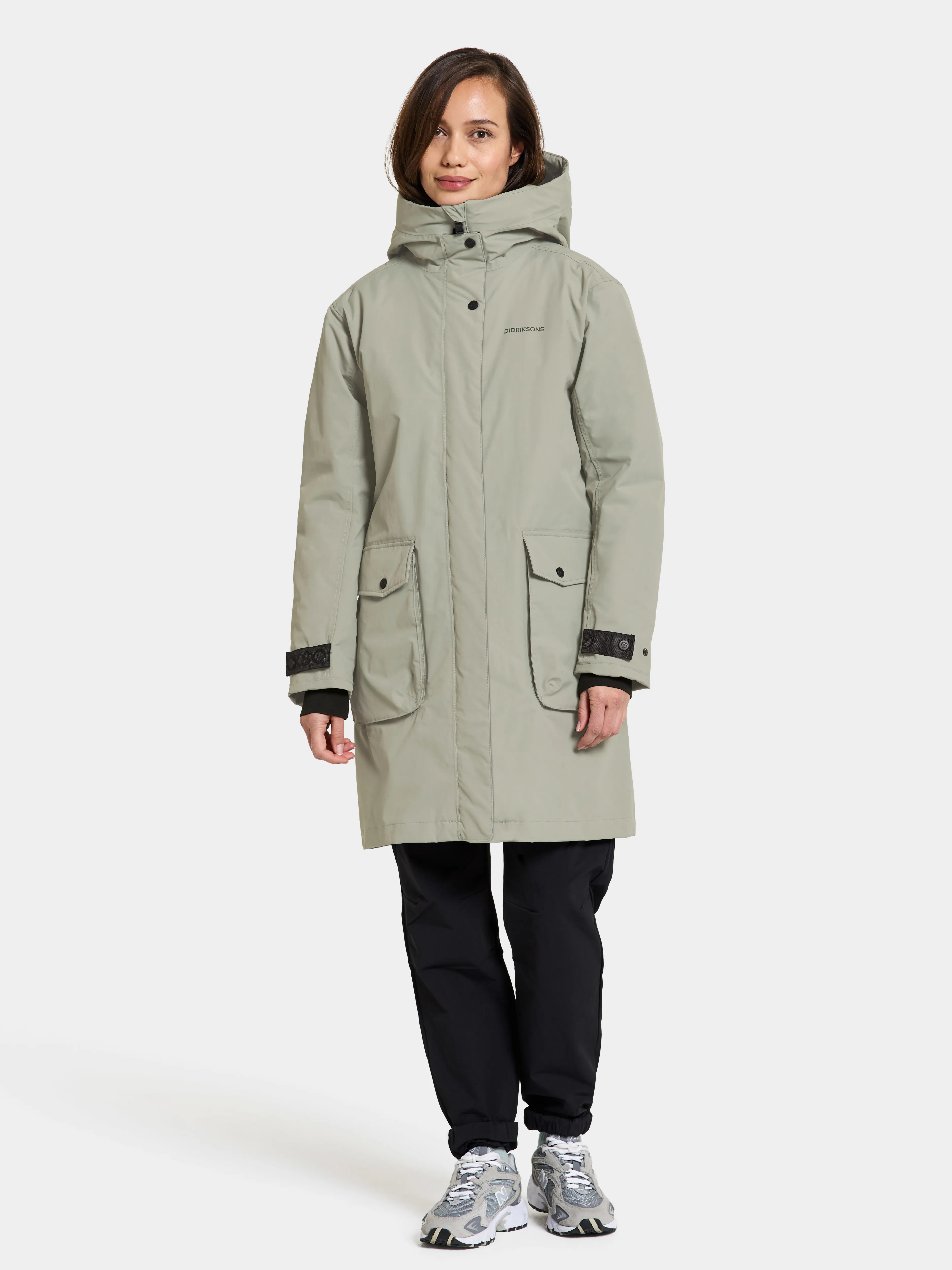 Didriksons Women's Ilsa Parka Wilted Leaf | Buy Didriksons Women's Ilsa Parka Wilted Leaf here | Outnorth