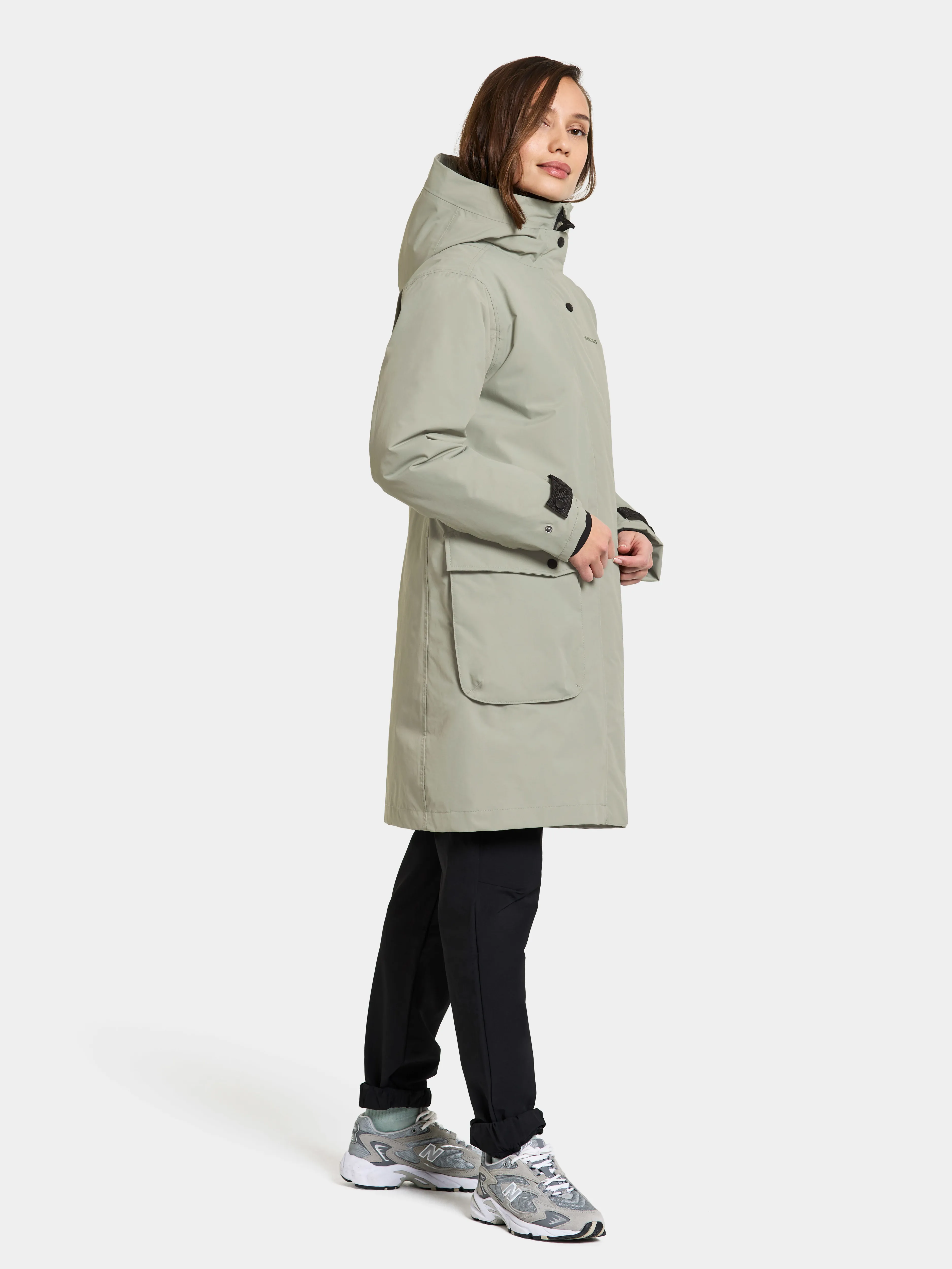 Didriksons Women's Ilsa Parka Wilted Leaf | Buy Didriksons Women's Ilsa Parka Wilted Leaf here | Outnorth