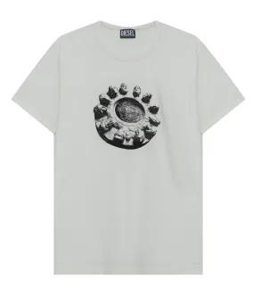 Diesel Graphic-Printed Crewneck T-Shirt