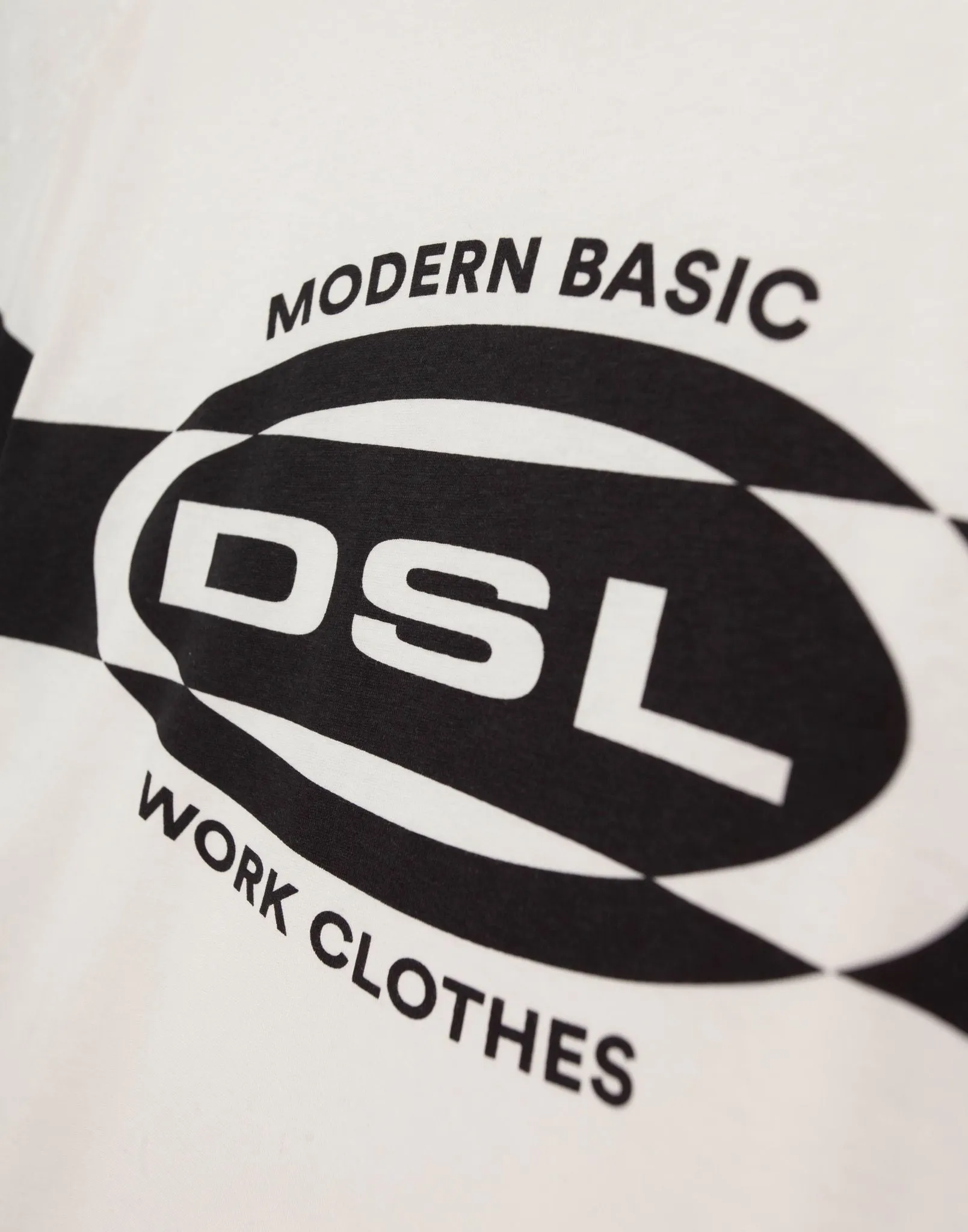 Diesel Logo Prined Crewneck T-Shirt