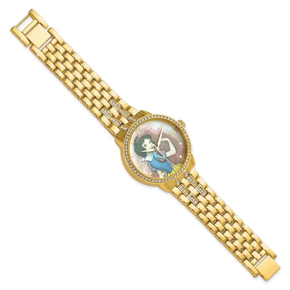 Disney Ladies Snow White Gold-tone Bracelet Watch