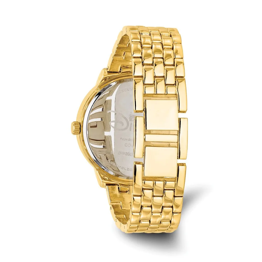 Disney Ladies Snow White Gold-tone Bracelet Watch