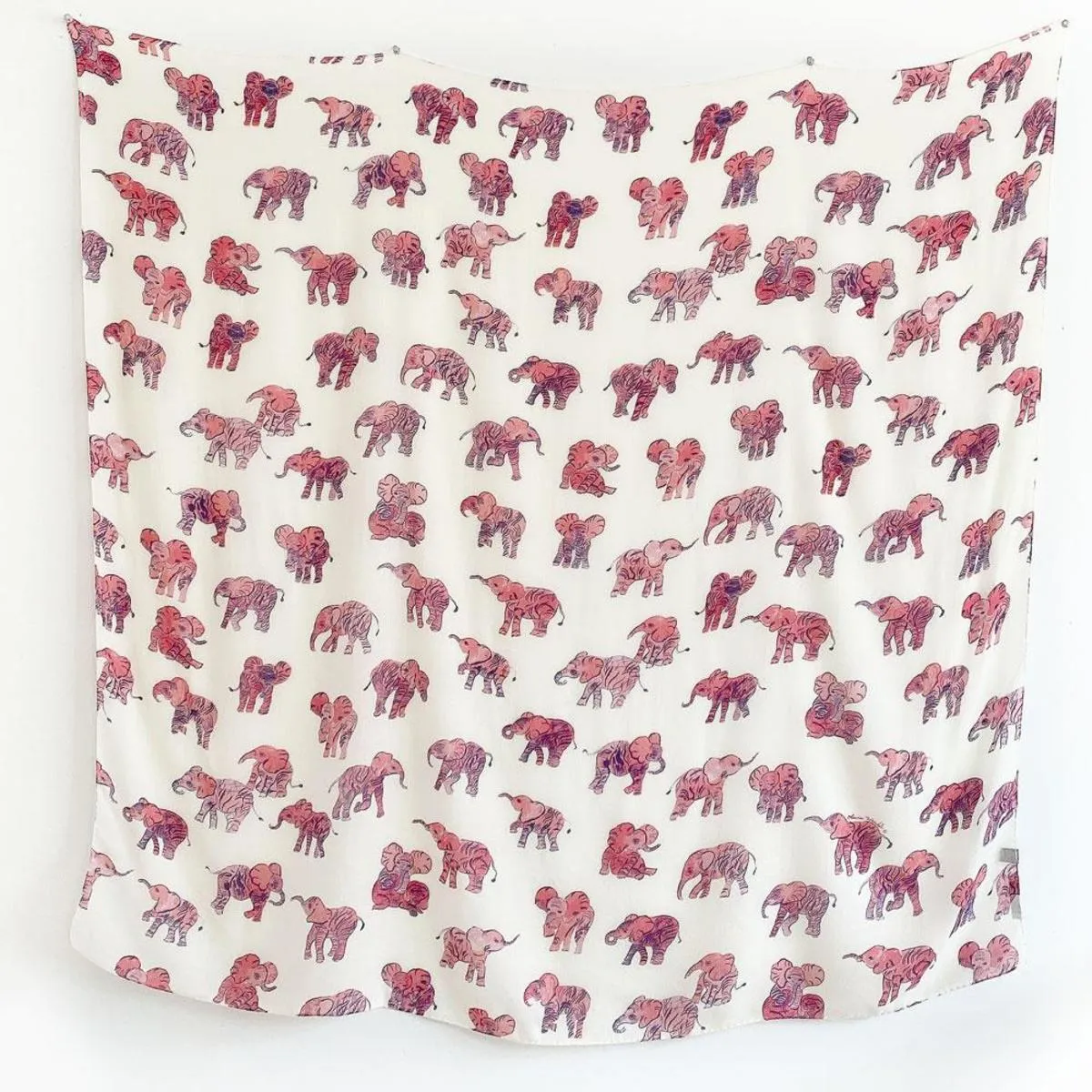 Elephant Scarf - Pink