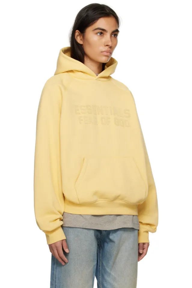 FEAR OF GOD  |Unisex Street Style Long Sleeves Plain Cotton Oversized Logo