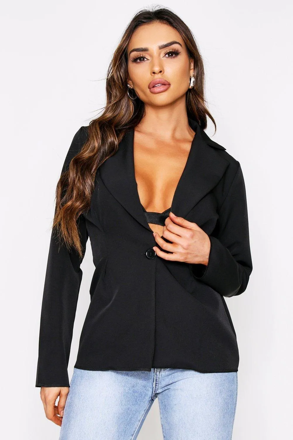 Fitted Waist Blazer